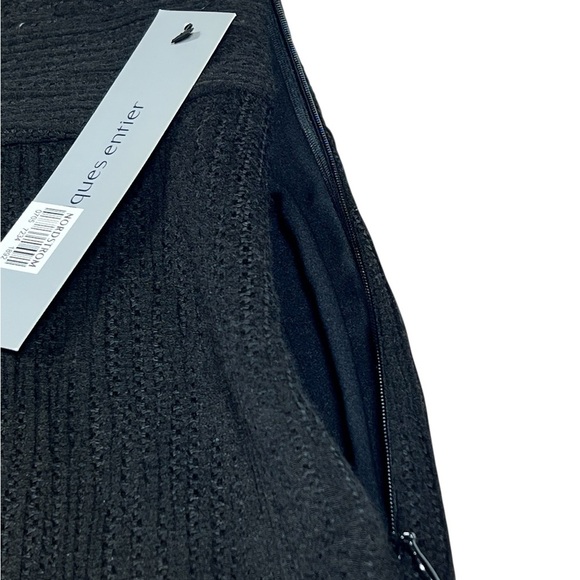 NWT CLASSIQUES ENTIER Black Lined Pencil Skirt Women's Size 12 - Picture 6 of 16